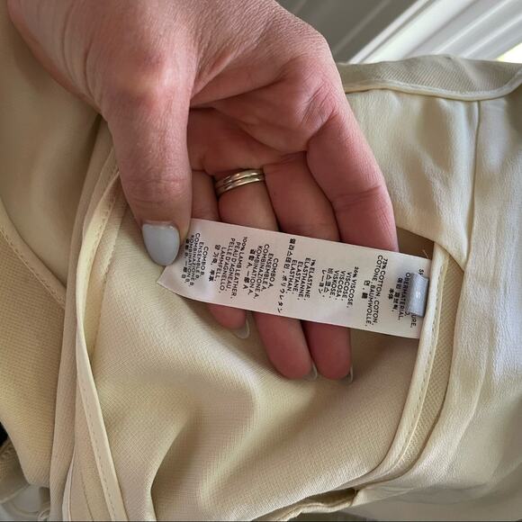 Reed Krakoff Leather Trimmed Piqu Blazer Vest - Picture 6 of 9